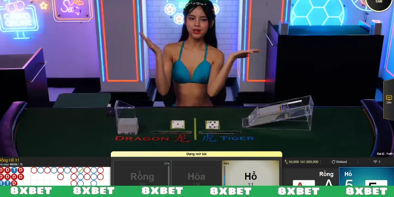 Luật chơi Rồng Hổ 8XBET dễ nắm bắt