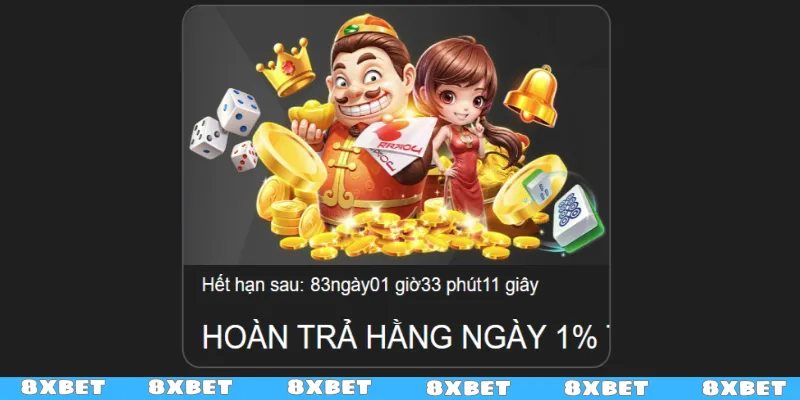 Hoàn trả 1% 0 - Ưu đãi game bài cực HOT hàng ngày