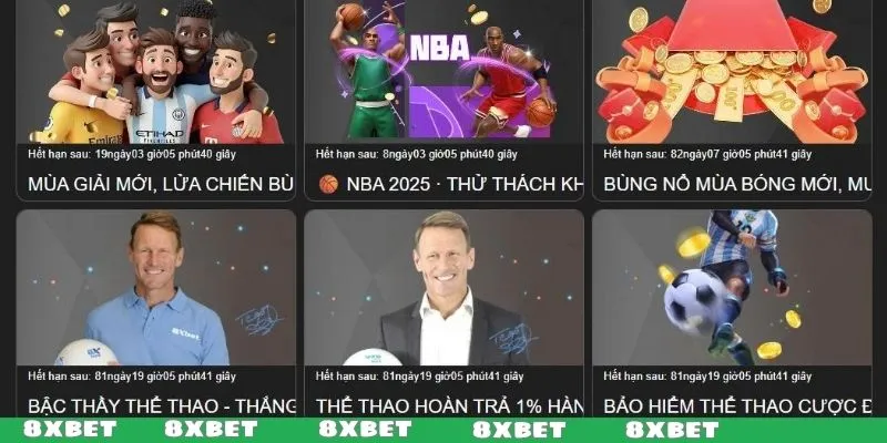 Khuyến mãi 8XBET - Bí quyết kéo người chơi