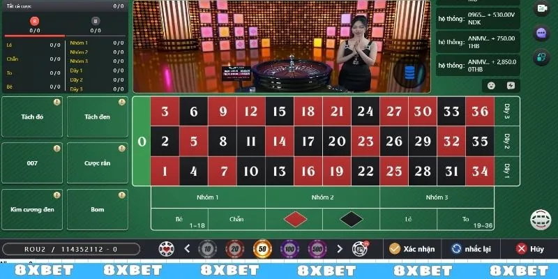 Roulette  8XBET - Quy tắc cơ bản và thủ thuật cược