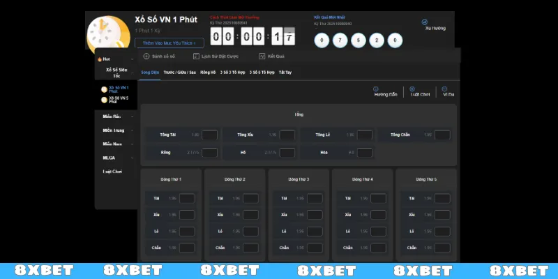 Xổ số siêu tốc - Phương thức quay số thần tốc